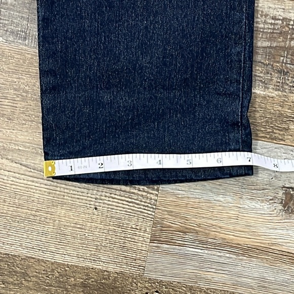 Lee Petite Relaxed Fit Straight Leg High Rise Blue Jeans Slims Sz 8P No Sz Tag - Picture 11 of 11
